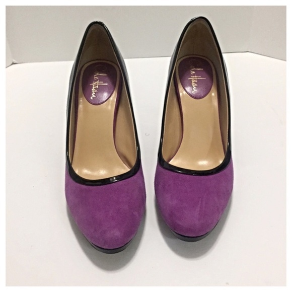 purple cole haan shoes